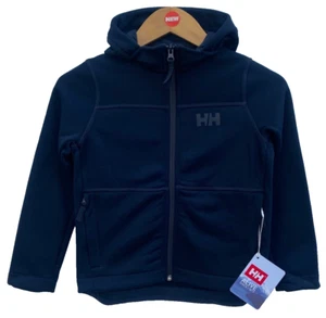 Helly Hansen Boys BLUE Loen Fleece Jacket $90, Size: 10 - Picture 1 of 5