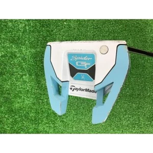 Used TaylorMade Putter Spider GT LIGHT BLUE Single Bend 32 Inch Ladies - Picture 1 of 5