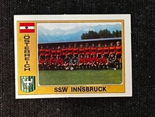 PANINI EURO FOOTBALL 76/77 SSW INNSBRUCK OSTERREICH STICKER # 217 ORIGINAL