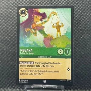 Disney Lorcana Megara - Pulling the Strings #87/204 Common The First Chapter - Picture 1 of 2