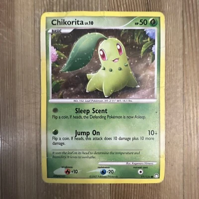 Chikorita - 77/123 - Common DMG, English Pokemon Mysterious Treasures - Image 1 of 2