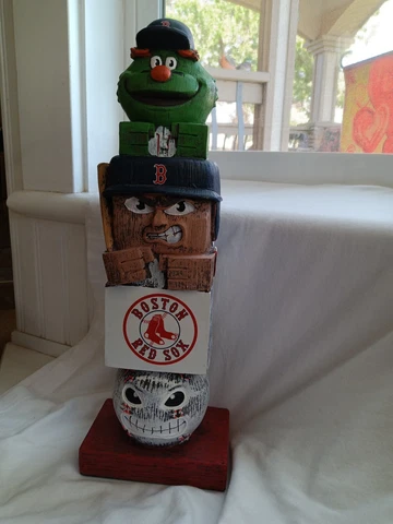 Boston Red Sox MLB Vintage Mascot Tiki 16" Evergreen Enterprises Brand New Cover