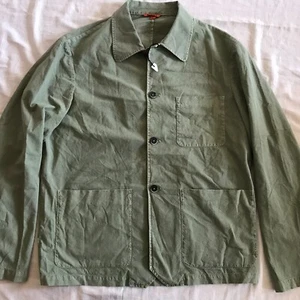 BARENA MADE IN ITALY HERREN OVERSHIRT VISAL GARZATO GREEN DRAB GR. 54 EU - 44 US - Bild 1 von 8