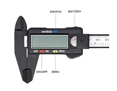 Messschieber Digital Messschieber, 150 mm 6 Zoll Messschieber Messwerkzeug - Electroni - Bild 1 von 4