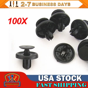 100pcs Type Retainer for Lexus Toyota Body Splash Shield Clips fit 90467-07201 - Picture 1 of 8