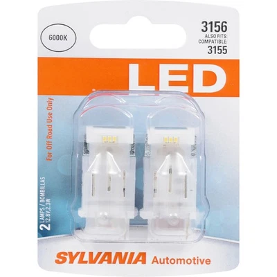 SYLVANIA 3156 LED White Bulbs – Bright DRL & Backup Reverse Upgrade (2 Pack) - Image 1 of 4
