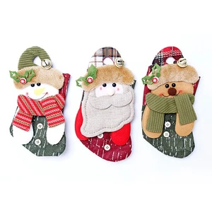 Geschenktasche Weihnachtsdekor Hängeornament Weihnachtsstrumpf Nikolausstrumpf - Bild 1 von 6