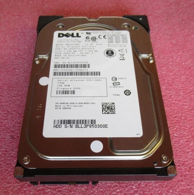 Dell RW548 MBA3073RC CA06779-B20300LD 73GB 15000RPM 16MB 3.5" Internal HDD - Image 1 of 4