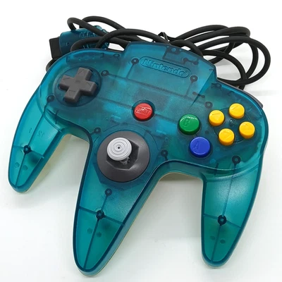 Nintendo 64 Controller Clear Blue N64 Official Authentic Japan  NUS-005 - Image 1 of 4