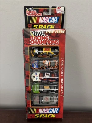 Racing Champions 5 Pack #55; #66; #36: #12  #25 - Image 1 of 2