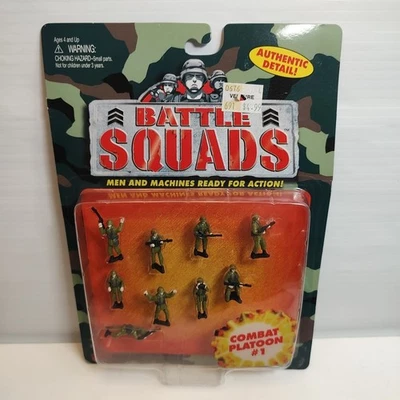 Pelotón de combate Galoob 1997 escuadrones de batalla #1 militar #74230  Foto 1 de 4
