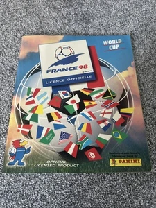 Panini 1998 World Cup France 98 Sticker Album Book - Partially Completed - Picture 1 of 8