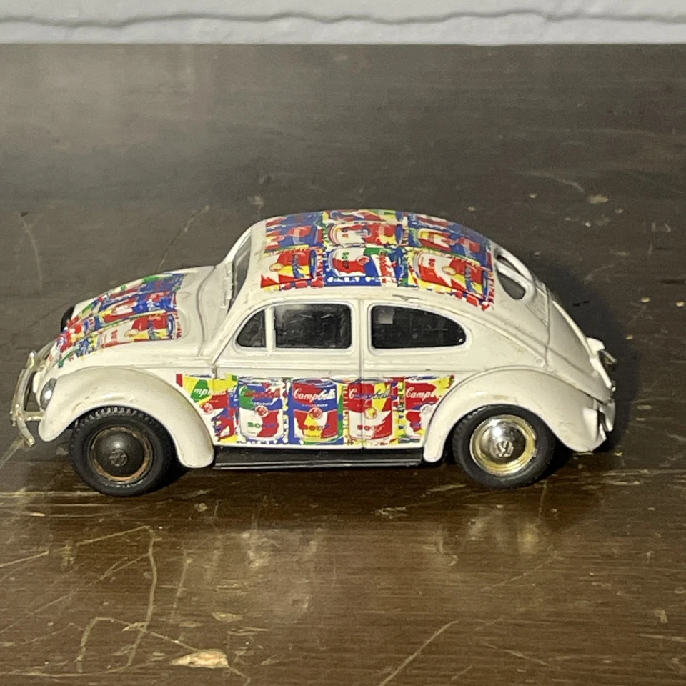 Lledo Campbell's 1952 Volkswagen Beetle Diecast Car 3.5" Long Rare One Blk Rim - Image 1 of 4