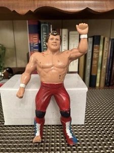 V1986 WWF LJN British Bulldogs Davey Boy Smith Wrestling Superstars Damaged Foot - Picture 1 of 6
