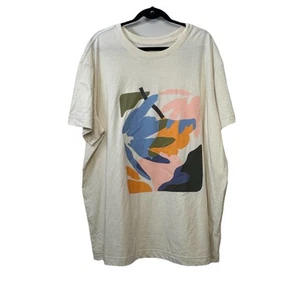 Black History Month Target T- Shirt Off White Geometric Design Size 2X Mends SS - Picture 1 of 8