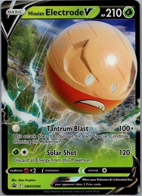 Hisuian Electrode V Promo SWSH: Sword & Shield Promo Cards SWSH294 NM - Image 1 of 2