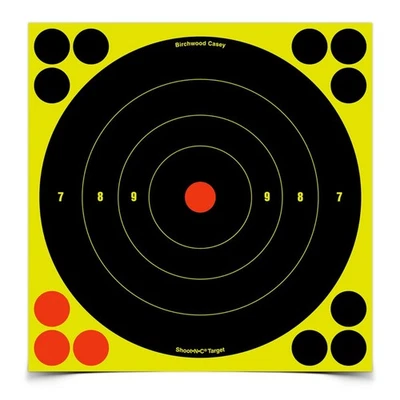 BIRCHWOOD CASEY Shoot-N-C 8 polegadas Bull's-Eye 30 alvos, 360 pasters (34825-30) - Imagem 1 de 2