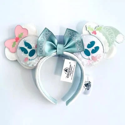 Diadema muñeco de nieve pastel Mickey Minnie Loungefly orejas de ratón de los parques de Disney 2024 Foto 1 de 4
