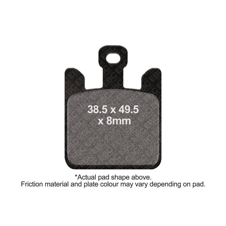 EBC Extreme Pro HH Brake Pad Set Front Left for Kawasaki ZX-6RR ZX 600cc 2003-04 - Image 1 of 1