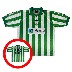 Real Betis 1999/00 Kappa Home Football Shirt XL Player Vintage Soccer Jersey - Picture 1 of 12