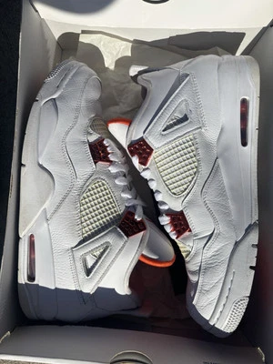 Talla 12 - Air Jordan 4 Retro Naranja Metálico Foto 1 de 4