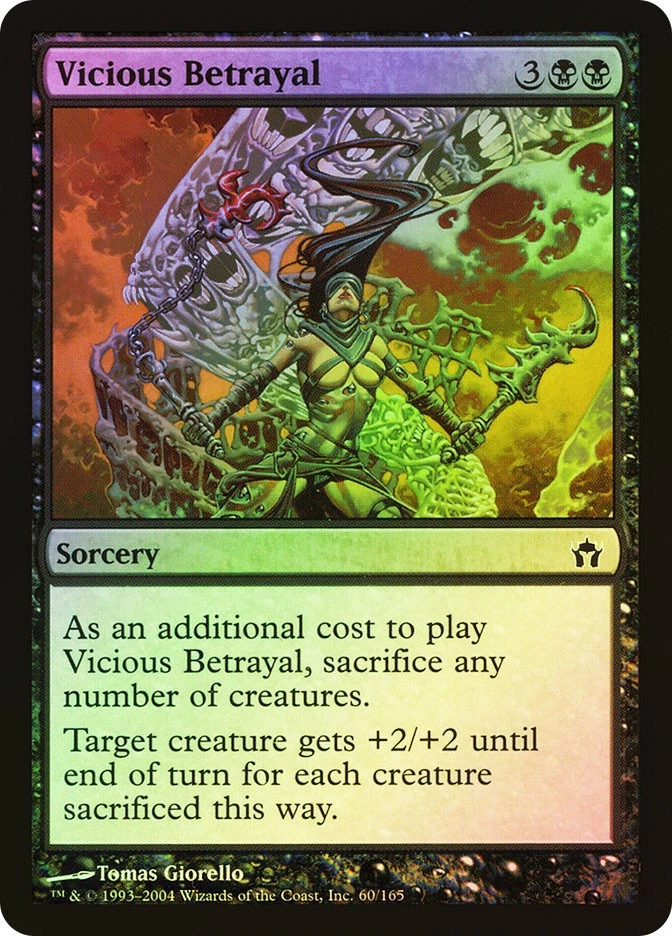 MTG FOIL Vicious Betrayal  - Fifth Dawn #060 - Image 1 of 1