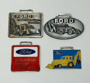 Oldtimer Ford Traktor Werbung Uhr Anhänger Schwerlast Sammlerstück Konvolut 4 Stück - Bild 1 von 8