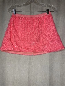 Old Navy Girls Hot Pink Sequin Skort - Size XL (14) - Barbie/Dance - Picture 1 of 6