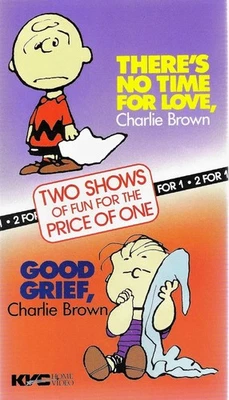 Theres No Time for Love, Charlie Brown/Good Grief, Charlie Brown, Very Good VHS, - Image 1 of 2