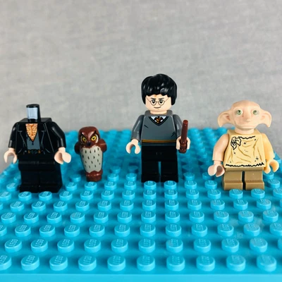 LEGO Harry Potter Lot of minifigs Dobby Elf  Gryffindor Fenrir Greyback body Owl - Image 1 of 4