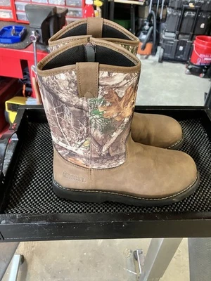 Rocky Kids Talla 6 - Lil Ropers 8" Bota Exterior Camuflaje Realtree Pull On Cremallera Foto 1 de 4