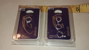4 Claire's Sterlingsilber Piercingringe - Bild 1 von 5