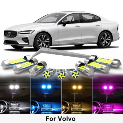 LED Interior Light Bulb Kit For Volvo V50 V60 V70 S40 S60 S80 XC60 XC70 XC90 C30 Foto 1 de 4