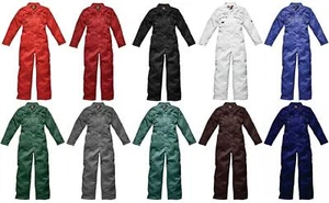 Mens Dickies Redhawk WD4839 Or Regatta Zip Front Coveralls Overalls Boiler Suit - Picture 1 of 11