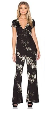 Somedays Lovin Medium Sky Floral Jumpsuit $128 NWT - Image 1 of 4
