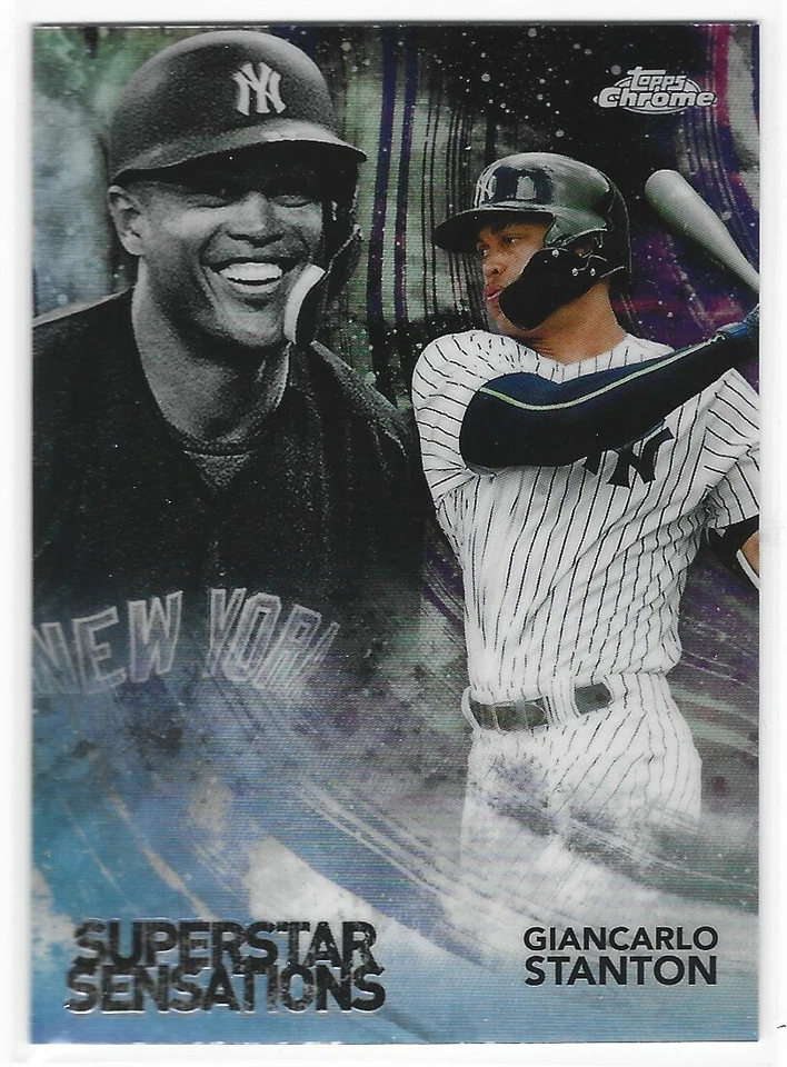GIANCARLO STANTON 2018 TOPPS CHROME SUPERSTAR SENSATIONS YANKEES S4 - Image 1 of 1