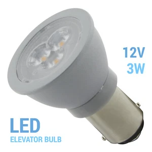 Satco S29005 GBF ELEVATOR LED Bulb 12V 3W =20W ALR12 DC Bayonet BA15d 3000K - Picture 1 of 10