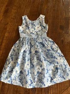 Gymboree Party Blue & White Spring Summer Dressy DRESS 10 NWT - Picture 1 of 4