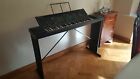 Rear Yamaha PS-6100 Electronic Portable Keyboard Stand and Power Lead