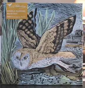 MARSH OWL BY ANGELA HARDING - Complete - FLAME TREE  PUZZLE - Picture 1 of 2