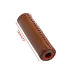 Vintage Leather Bike Grips Retro Cycling Handlebar Grip for Bicycle