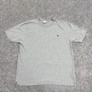 Brooks Brothers 346 T Shirt Mens XL Gray Crew Neck Short Sleeve Casual Classic - Picture 1 of 9