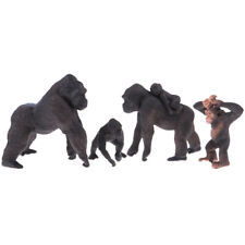 4 Stücke Simulation Gorilla Familie Figur Spielzeug Tier Modell Set Home