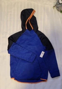 Old Navy Boys Size Large (10) Color Block Techie Fleece Pullover Hoodie .. $27 - Picture 1 of 5