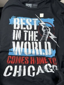 WWE CM Punk Best In The World Comes Home To Chicago Shirt Adult Size Extra Large - Picture 1 of 1