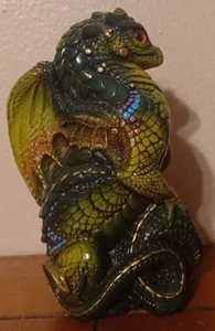 Vintage Windstone Editions Elven Young Juvenile Dragon 1988 Pena RARE SIGNED - Picture 1 of 6