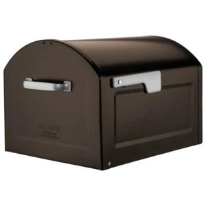 Architectural Mailbox Post Mount Outgoing Mail Indicator Steel Extra Large - Picture 1 of 10