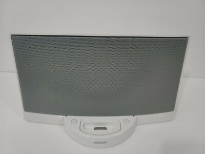White Bose SoundDock Portable Digital Music System Speaker (please read)  - Image 1 of 4