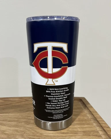 Minnesota Twins 20oz. Colorblock Stainless Tumbler Cover