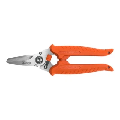 Sterling 29-724 7" Ultimax Pro Black Panther Gen II Round Tip Industrial Snips - image 1 of 4